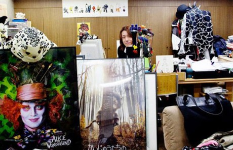 Tatsuhiko "Ryu" Akashi, Ceo of Mediacom Toy Corporation at his studio, Tokyo, January 26 2010