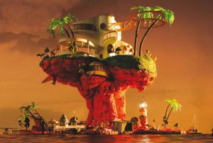 Gorillaz on Plastic Beach