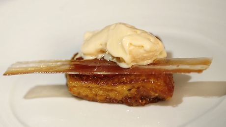 Egg and bacon ice cream. Image copyright Charles Haynes