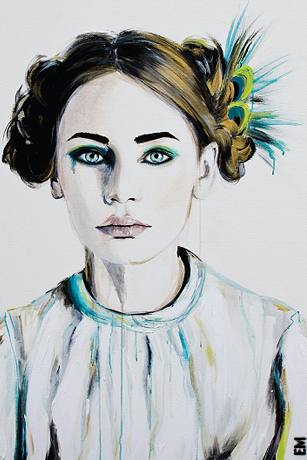 I've been seduced by a peacock by Emma Sheldrake