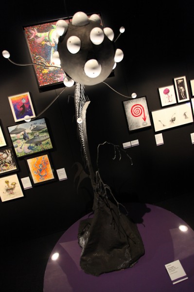 Tim Burton: The Exhibition in action.