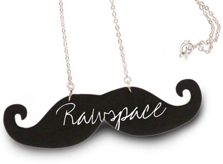 Moustache Necklace - Blackboard Moustache Necklace - Blackboard