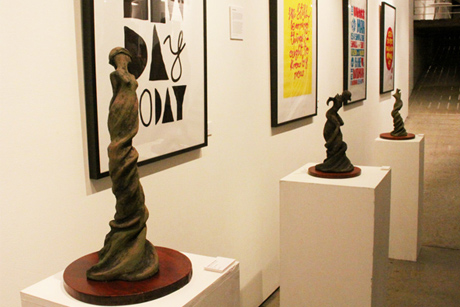 Elzunia Rejmer sculptures and Adam Rowe prints