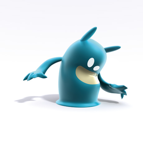 Blob blue caught, de Blob Blob blue caught, de Blob