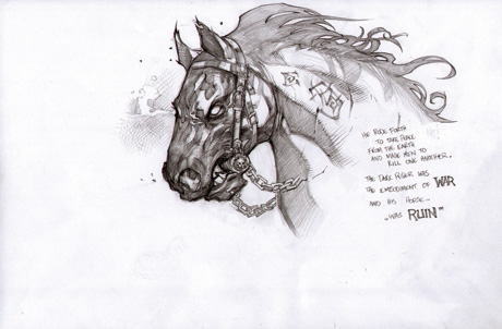 Ruin sketch, Darksiders Ruin sketch, Darksiders