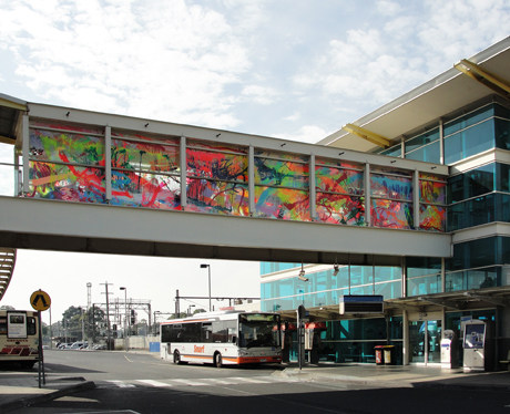City side - 'Viachroma' at Dandenong Station