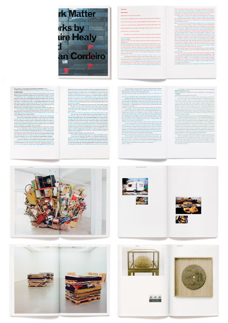Dark Matter: works by Claire Healy and Sean Cordeiro. Gallery Barry Keldoulis, 2009. A publication commemorating the Claire Healy and Sean Cordeiro exhibition at the 2009 Venice Biennale.
